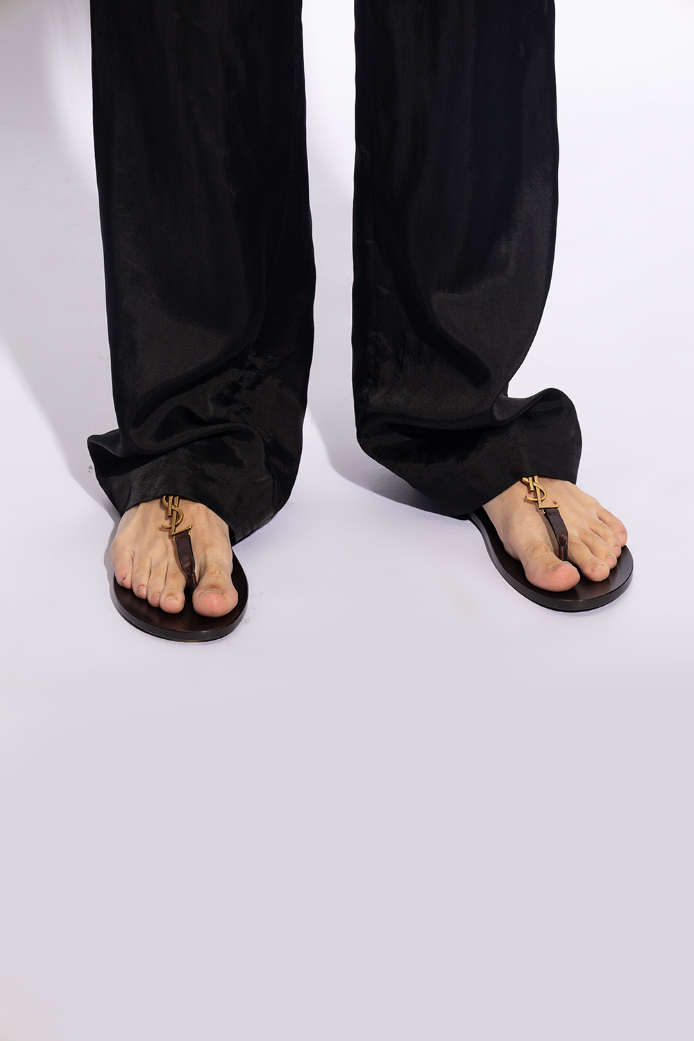 Saint Laurent 'Cassandre' slides | Men's Shoes | Vitkac